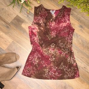 Sienna Grace • Purple Floral Tank